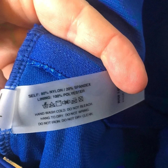 NWT Nicole Miller Criss Cross Swimsuit 2X - Picture 7 of 9